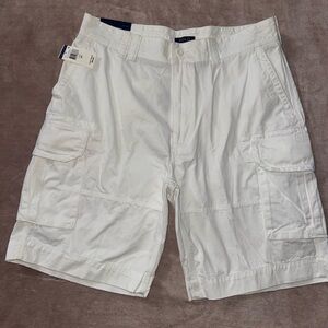 Polo Ralph Lauren Men’s Shorts The Gellar Fatigue Cargo Pockets White Sz 38T NWT